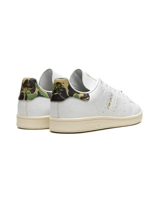 Adidas White Stan Smith "Bape 30Th Anniversary" Ig1115" for men