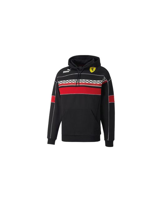 PUMA Black Ferrari Race Sds Hoodie Sweat 535817 01" for men