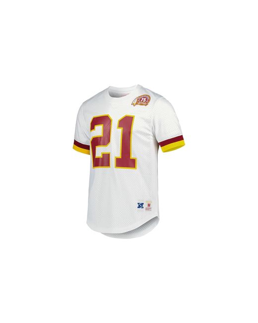 Mitchell & Ness Black Nfl N&N Mesh Crewneck Redskins 2007 Sean Taylor "Redskins" Nnmpmg18061 Wrewhit07Sta" for men