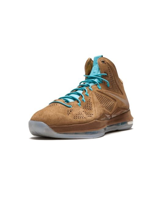 Nike Lebron 10 Ext Qs "brown Suede" Shoes for men