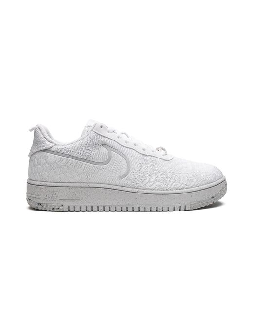 Nike Black Air Force 1 Crater Flyknit Nn "Whiteout" Dm0590 100" for men