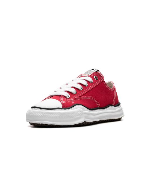 Maison Mihara Yasuhiro Red Peterson Og Sole Canvas Low A01Fw702" for men