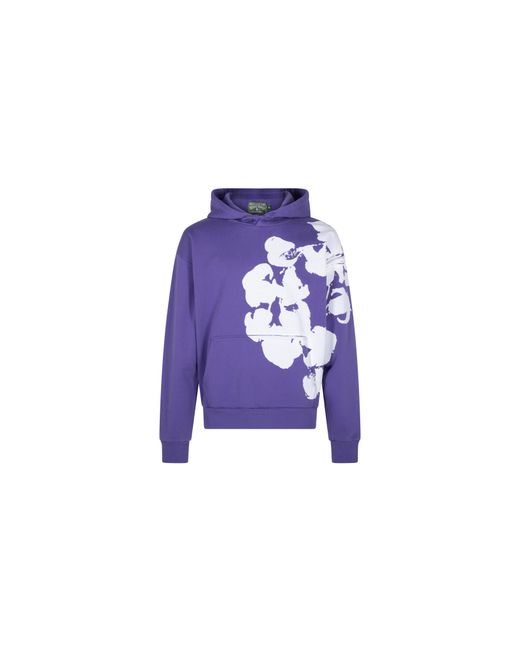 DENIM TEARS Purple Big Cotton Wreath Sweatshirt Dt092" for men