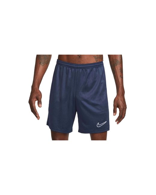 Nike Black Dri-Fit Academy Soccer Shorts "Obsidian Dv9742 451" for men