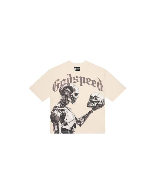 GODSPEED NEW YORK Black Mankind Vs Ai Iii T-Shirt "Bone 2Qipxvly" for men