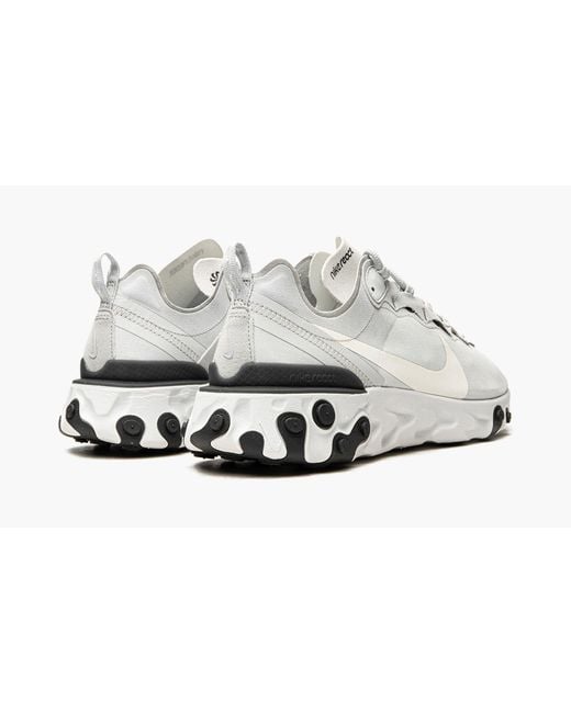 Nike Black React Element 55 Shoes for men