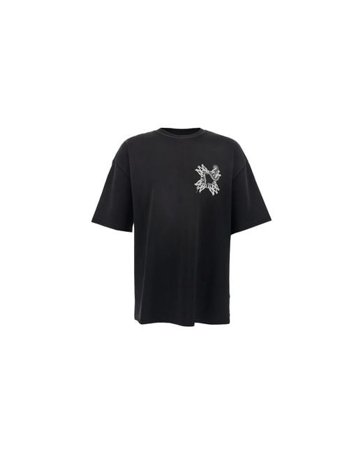 Amiri Black Ma Quad Snake T-Shirt Amtojr1130 001" for men