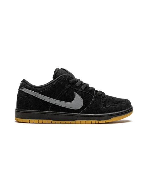Nike Black Sb Dunk Low Pro "Fog" Bq6817 010"