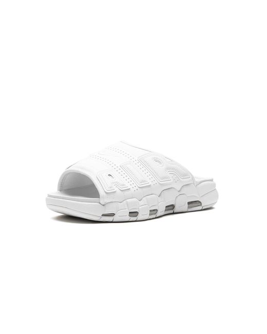 Nike Black More Uptempo Slide "Triple" Fd9884 101" for men
