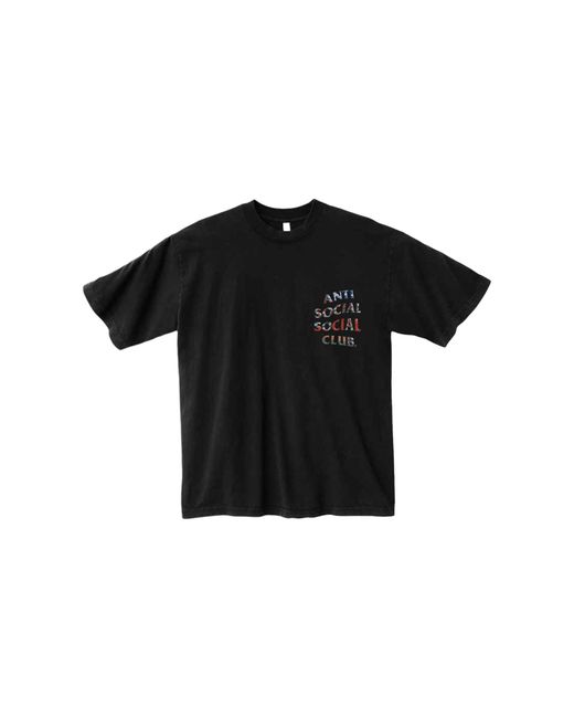 ANTI SOCIAL SOCIAL CLUB Black Tonkatsu Fine Wind Clear Morning T-Shirt Assc077" for men