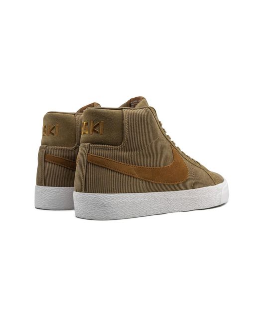 Nike Brown Sb Zoom Blazer Mid Iso "Oski for men