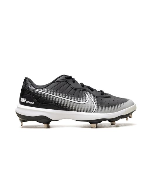 Nike Black Alpha Huarache Varsity 4 Low Dark Smoke" Dj6516 010" for men