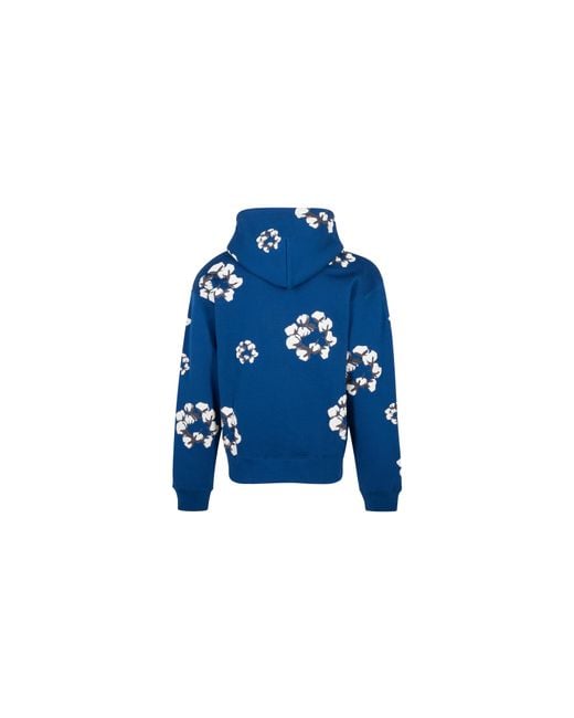 DENIM TEARS Blue Cactus Tears Wreath Hoodie "Cpfm for men