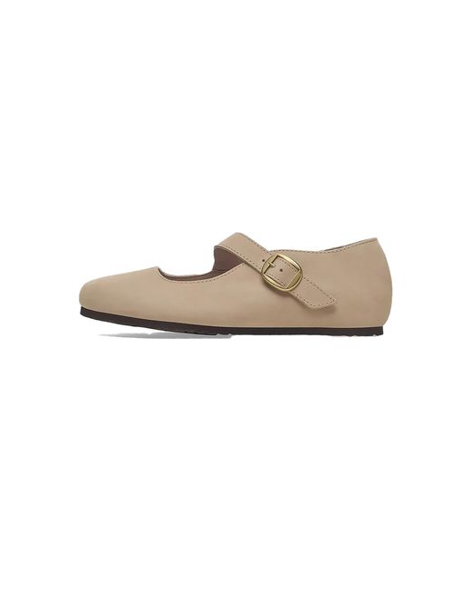 Birkenstock Black Tracy Nubuck "Sand" 1029776"