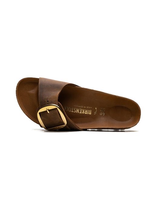 Birkenstock Black Madrid Big Buckle "Cognac" 1006525"