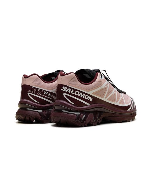 Salomon Black Xt-6 Gtx "Mahogany Rose Tawny Port" L47863700" for men