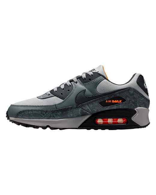 Nike Black Air Max 90 Premium "Hyper Crimson" Iq0172 900" for men