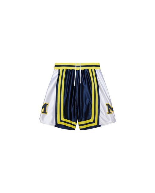 Mitchell & Ness Black Dark Shorts "Ncaa Michigan Wolverines 1989" Bt10771 Umiasbl" for men