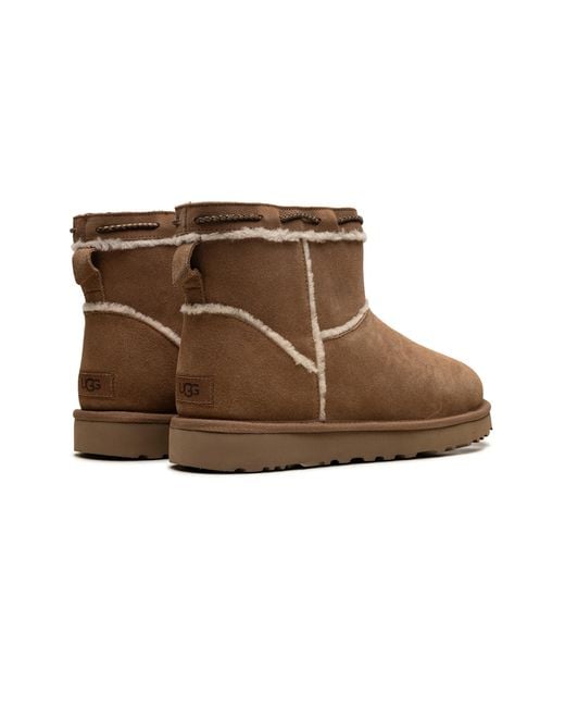 Ugg Brown Classic Mini Shearling Braid "Chestnut" 1166751 Che"