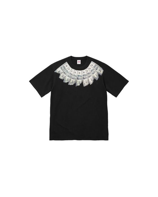 Supreme Black Mm6 Maison Margiela Money S/S Top "Ss26