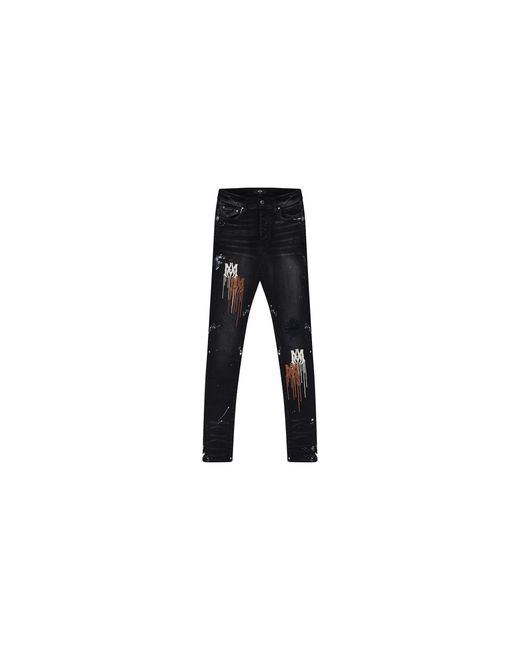 Amiri Black Ma Drip Jeans "Aged" Ss22Mds025 023" for men