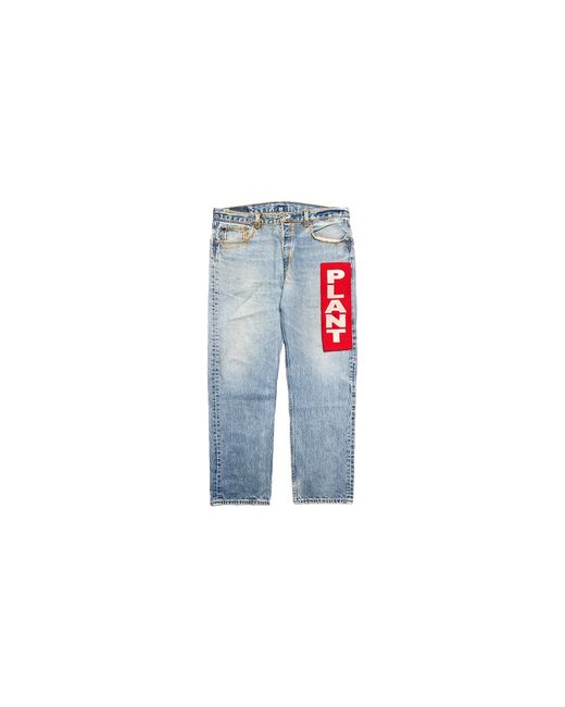 DENIM TEARS Black Levi's 501 Complexcon Exclusive Denim Jeans "Cactus Plant Flea Market for men
