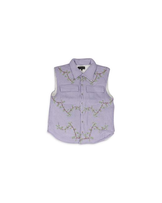 Who Decides War Purple Vine Vest 11100450014Aw23" for men