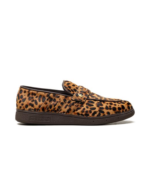 Adidas Brown Handball Spezial Loafer "Leopard Print Dark" Kj2526"