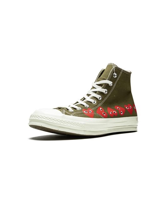 Converse Black Chuck 70 Hi "Comme Des Garcons Play Multi Hearts" 162973C" for men