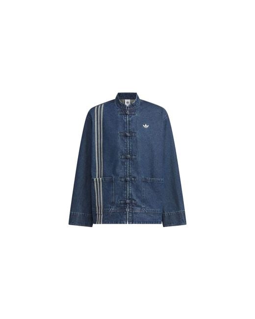 Adidas Blue Originals Ctt Track Top 3.0 Jacket (Gender Neutral) "Medium Denim" Jz9928" for men