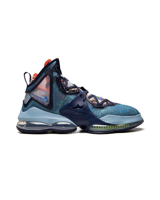Nike Blue Lebron 19 "Fast Food" Cz0203 400" for men