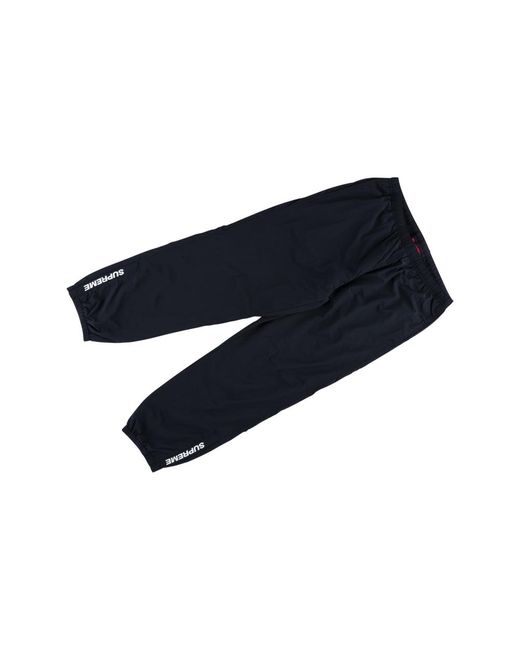 Supreme Warm Up Pants Ss 18 In Navy Blue For Men Lyst