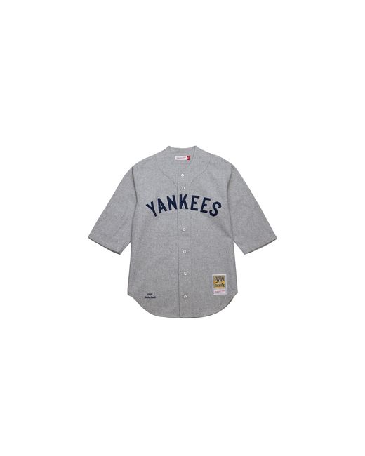 Mitchell & Ness Black Jersey "Mlb Yankees 1929 Babe Ruth" Ajy27650 Nyy29Brugrey" for men