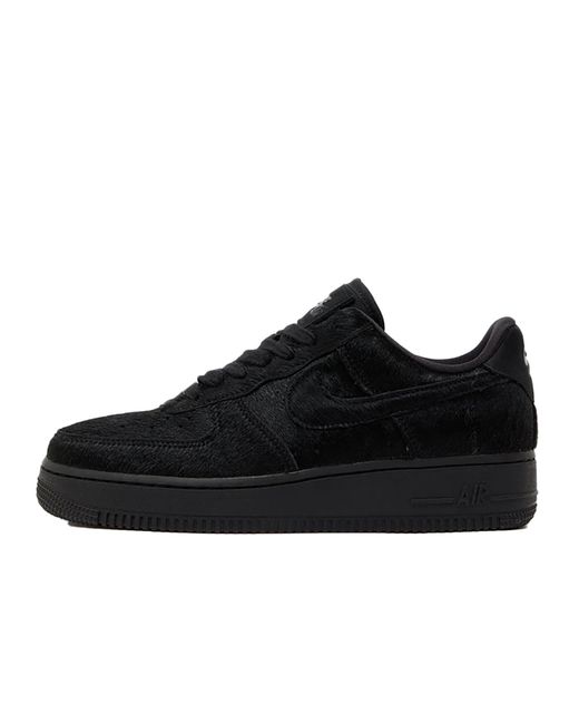 Nike Black Air Force 1 '07 "Triple Pony Hair" Ii7398 001"