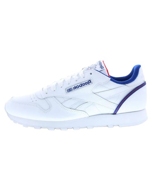 Reebok Blue Classic Leather "Deep Cobalt" Fw7782" for men