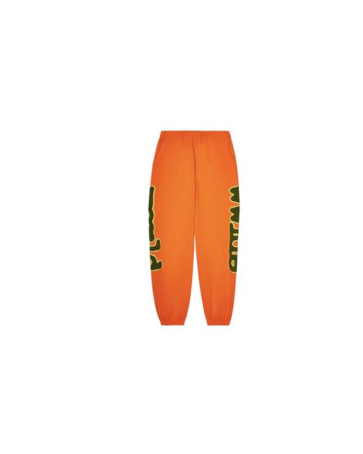 Sp5der Black World Beluga Sweatpants 141" for men