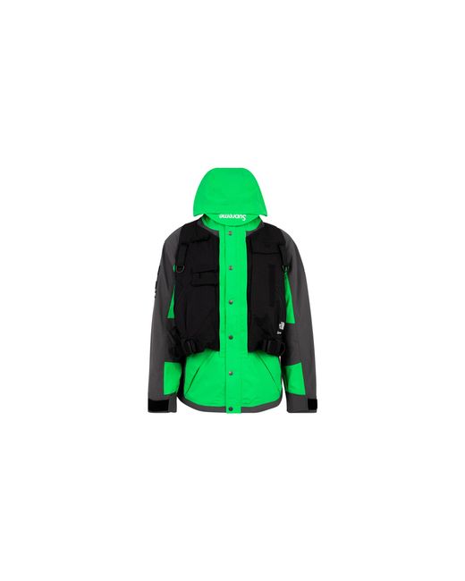 Supreme Green Tnf Rtg Jacket + Vest "Ss20" Su8843"