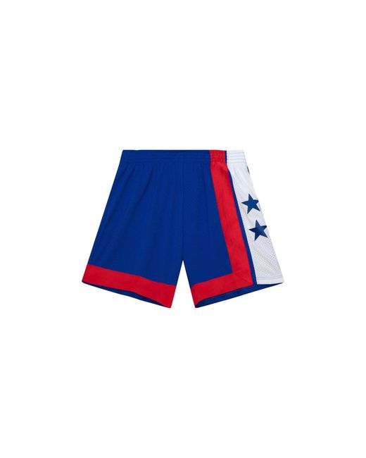 Mitchell & Ness Black Nba Dark Shorts Nets 1973 "Nets" Smsh4200 Nye73Ppproya" for men