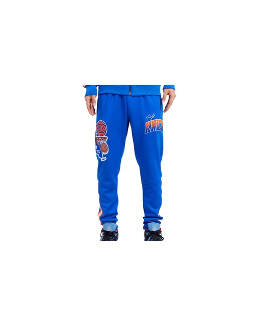 Pro Standard Black New York Knicks Home Town Royal Track Pants Bnk454360 Ryb" for men