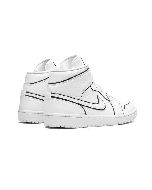 Nike Black Air 1 Mid "Iridescent Outline" Ck6587 100"