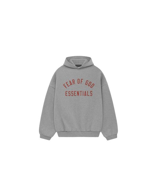 Fear Of God Black State Fleece Hoodie "Dark Heather" 192Bt246259F" for men