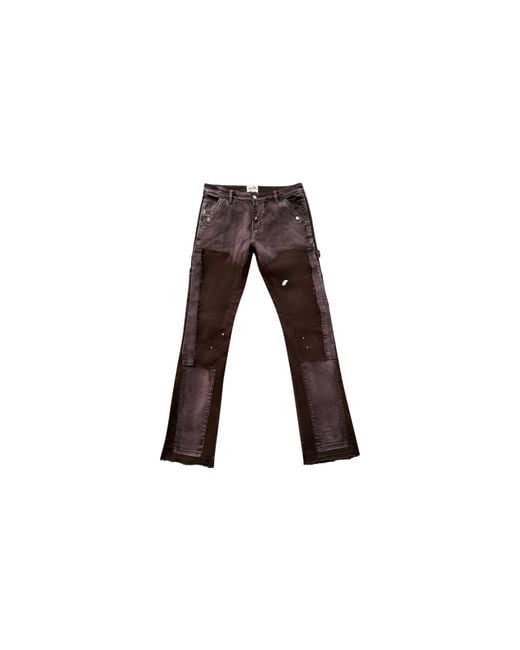 Triple Sevens Black Flared Denim Ts7069" for men