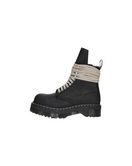 Dr. Martens Black 1460 Drkshdw Quad Sole Steel Toe Boot "Rick Owens" Dw02E6813 9001 09"