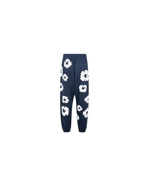 DENIM TEARS Black Cotton Wreath Sweatpants Dt26" for men