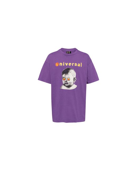 SAINT Mxxxxxx Purple Universal T-Shirt Sm Ys8 0000 014" for men