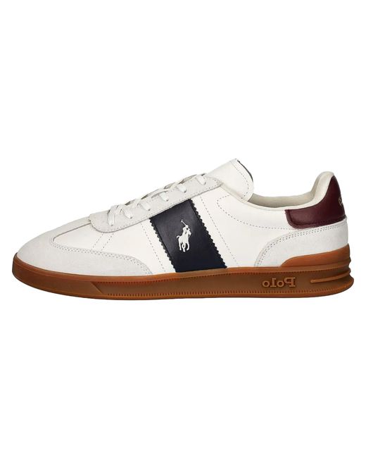 Polo Ralph Lauren Black Aera Low-Top "Bianco" 809954902 001" for men