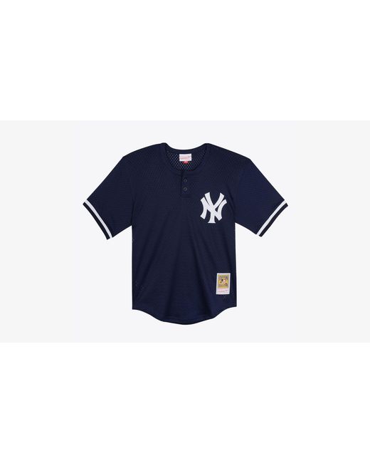 Mitchell & Ness Blue Authentic Pratice Jersey "Mlb Yankees 1995 Derek Jeter" Abpjcp20002 Nyynavy95Djt" for men