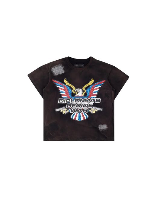 Who Decides War Black Diplomats Decide T-Shirt "Rust" Aw23 Sts 102 Rust" for men