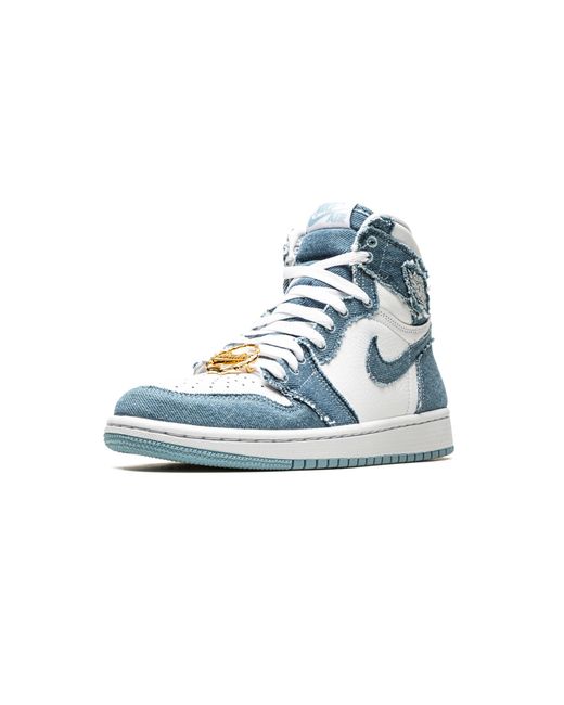 Nike Blue Air 1 High Og "Denim" Dm9036 104"