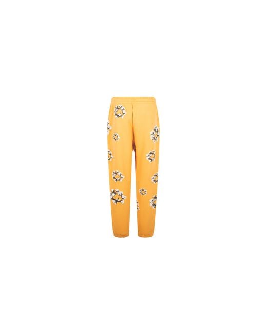 DENIM TEARS Black Cactus Tears Wreath Sweatpants Dt047" for men